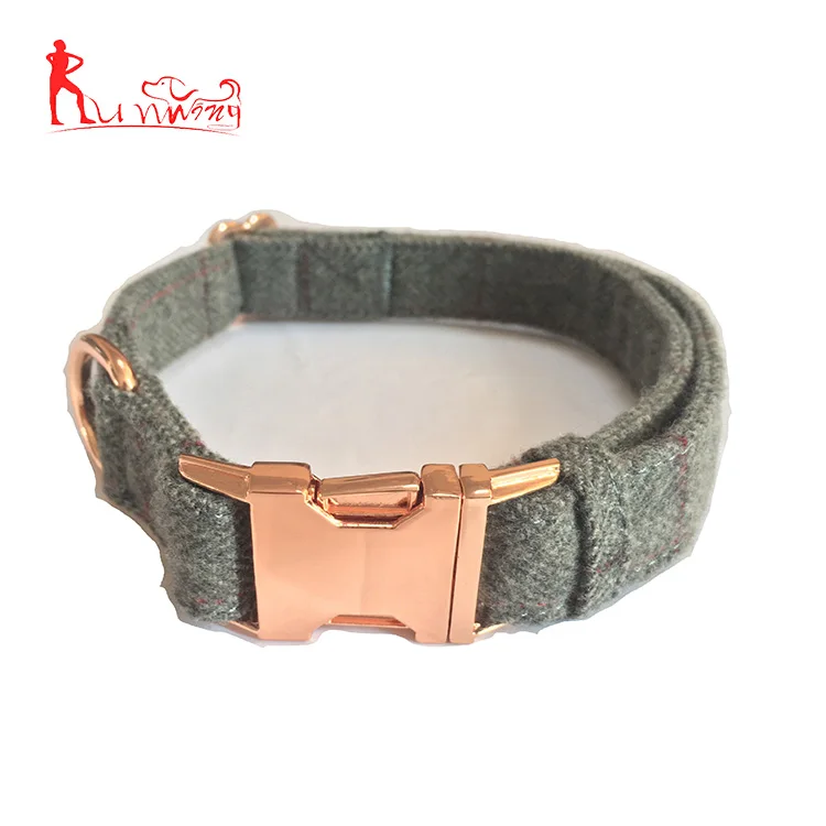 metal buckle adjustable dog collar