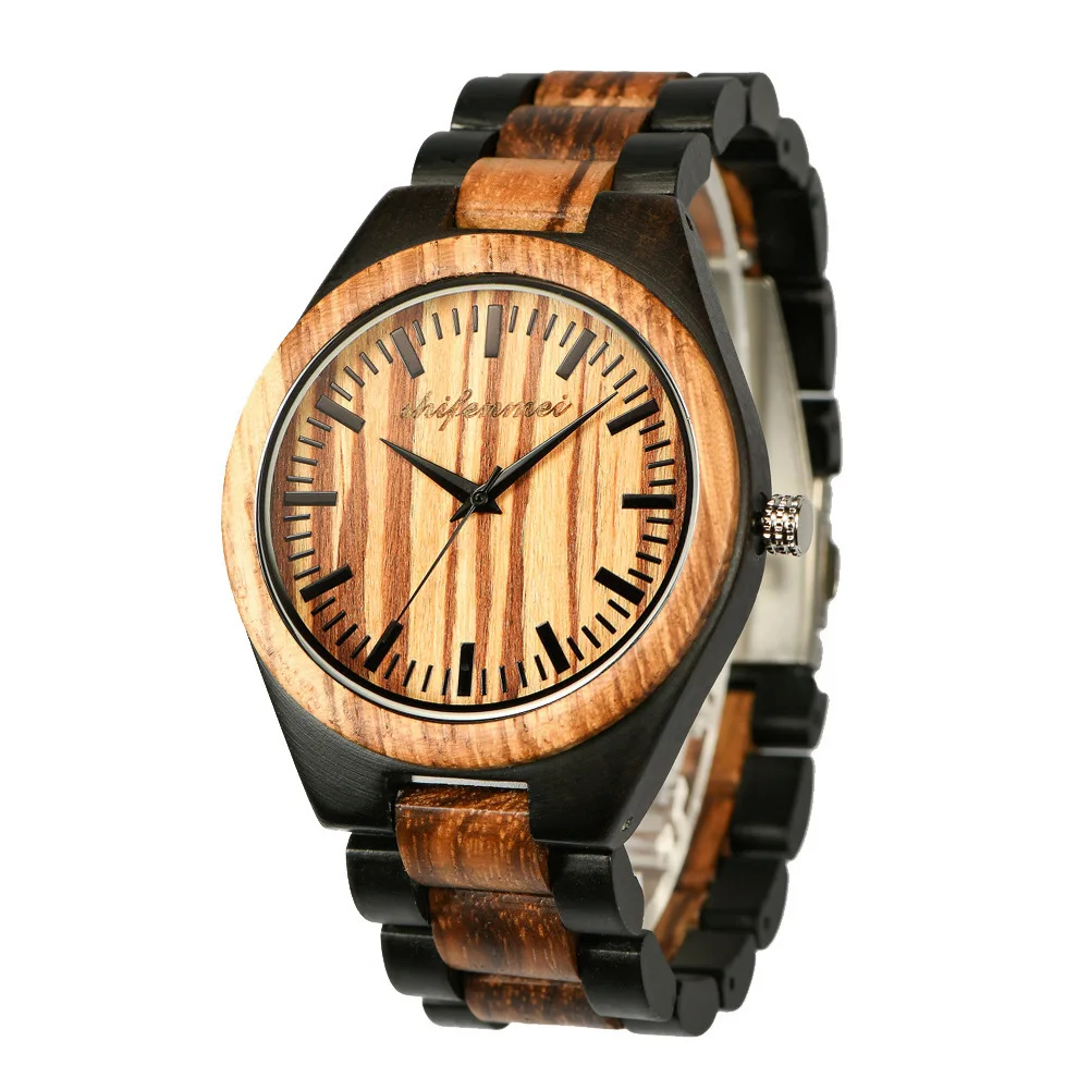 

PUSHI 2022 minimalist couple wood watches men luxury wooden watch women custom logo watch accessories