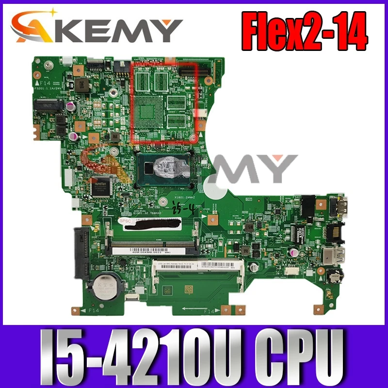 

Flex2-14 I5-4210U notebook motherboard integrated graphics card.FRU 5B20G36411 5B20G36395