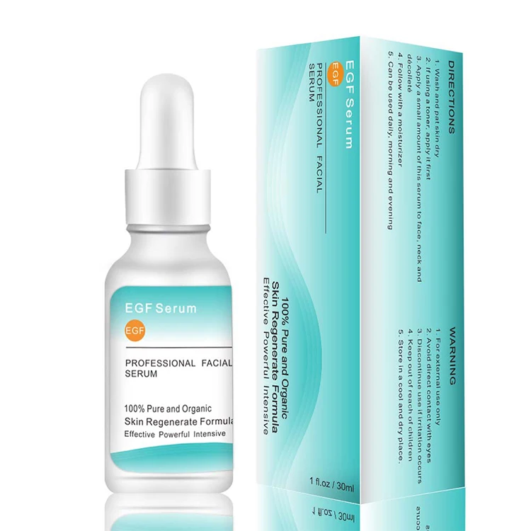 

Natural Organic Pure Moisturizing Gel Anti Aging Skin Care EGf Face Serum Set