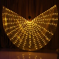 

Led Suit Costumes Led Luminescent Gold isis Wings For Stage Dance Performance Show Night Club