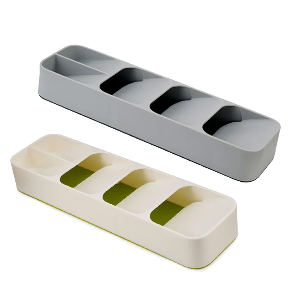 

Kitchen Knife Fork Spoon Plastic Storage Drawer Tray Cutlery Utensil Separation Storage Organizer Box