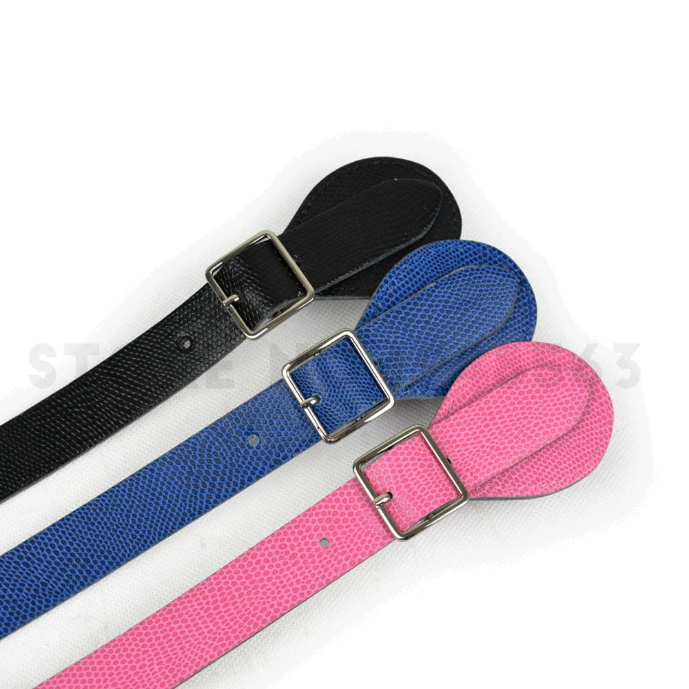 

New Long faux Lizard Patten Flat Handles for Obag Adjustable Leather Handle with Drop Buckle for O Bag