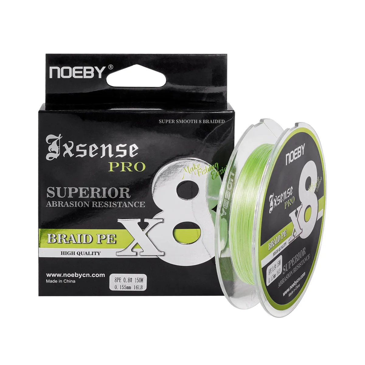 

8 Strand Abrasion Resistant Super Durable Smooth Casting Zero Stretch Smaller Diameter Extra Visibility Braided Lines