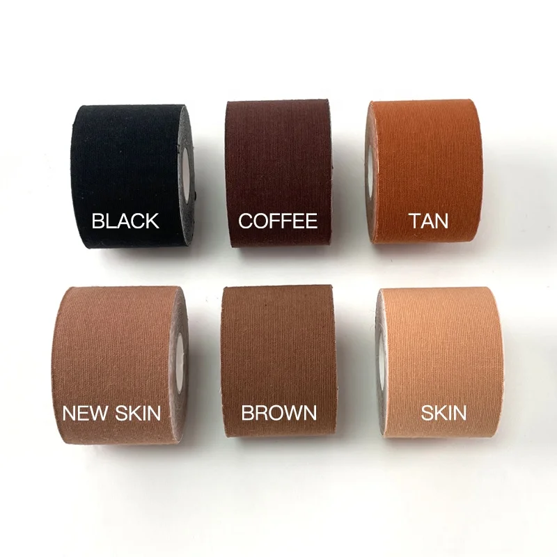 

amazon popular uplift stick bra tape waterproof Breathable self adhesive invisible breast lift boob tape, Black, brown, skin, new skin, coffee, tan