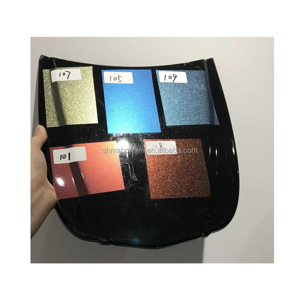 

MSHON TPU PPF Diamond Shiny Paint Protection Film TPU Material With High Glossy Color Finish Fashion Auto Wrap Film, Transparent