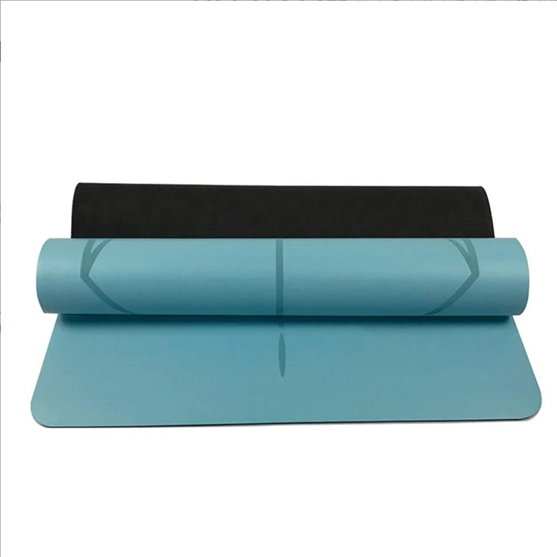 

Custom Fitness Eco-friendly body line NBR PVC Rubber PU Yoga Mat, Customized color