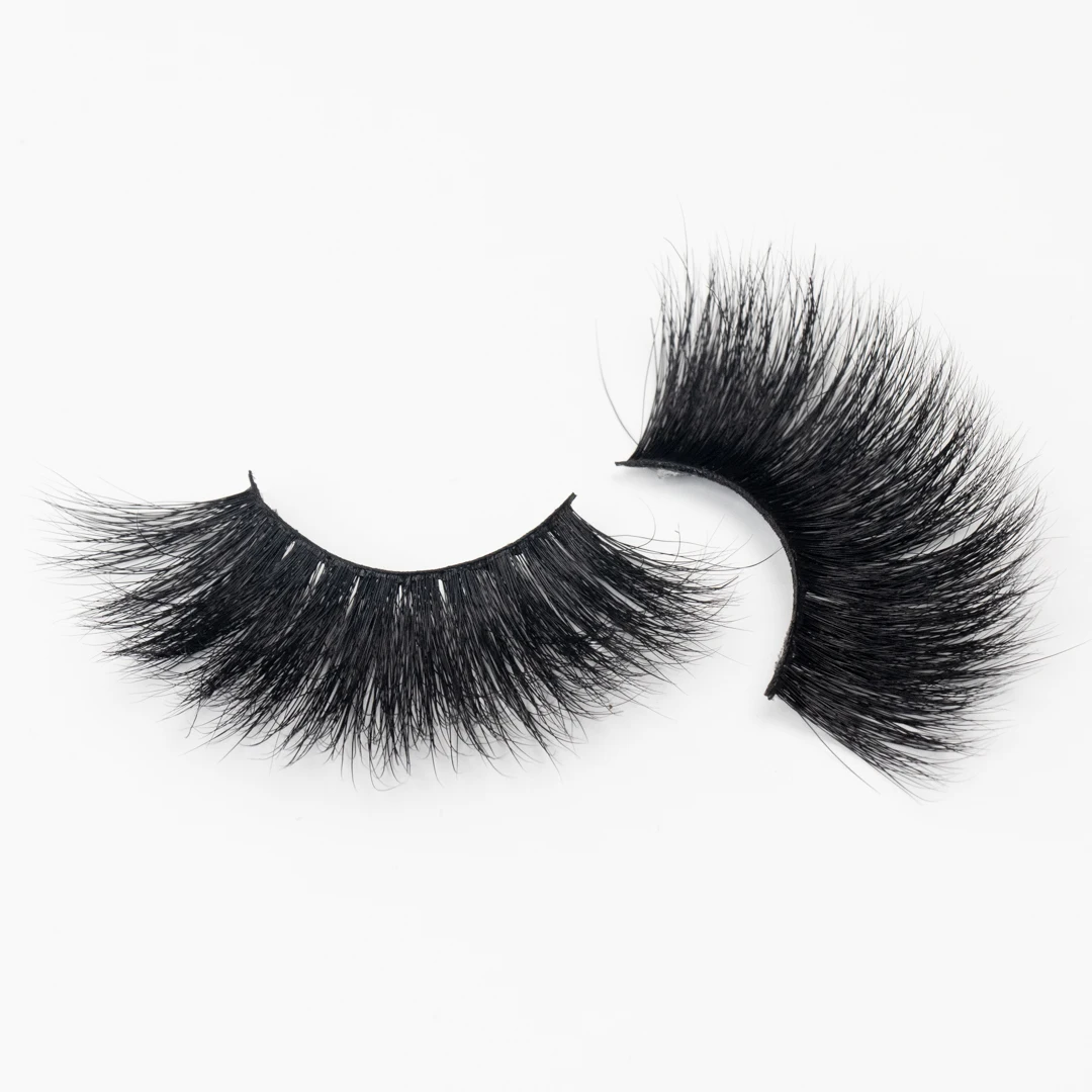 

DL037 real fur best seller private label 3D mink lashes false individual eyelashes