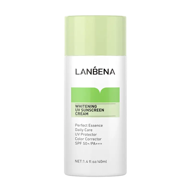 

LANBENA Green SPF 50 Sunscreen Facial Cream Whitening UV Sunscreen Lotion Waterproof Sunblock Private Label