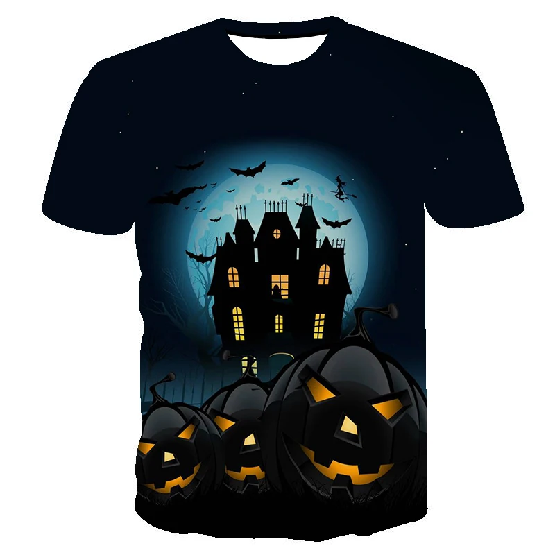 

Trick Or Treat Halloween Silhouette Premium Shirt Premium T-Shirt Spooky Halloween Ghoul Face Easy Costume Youth T-Shirt, Multi