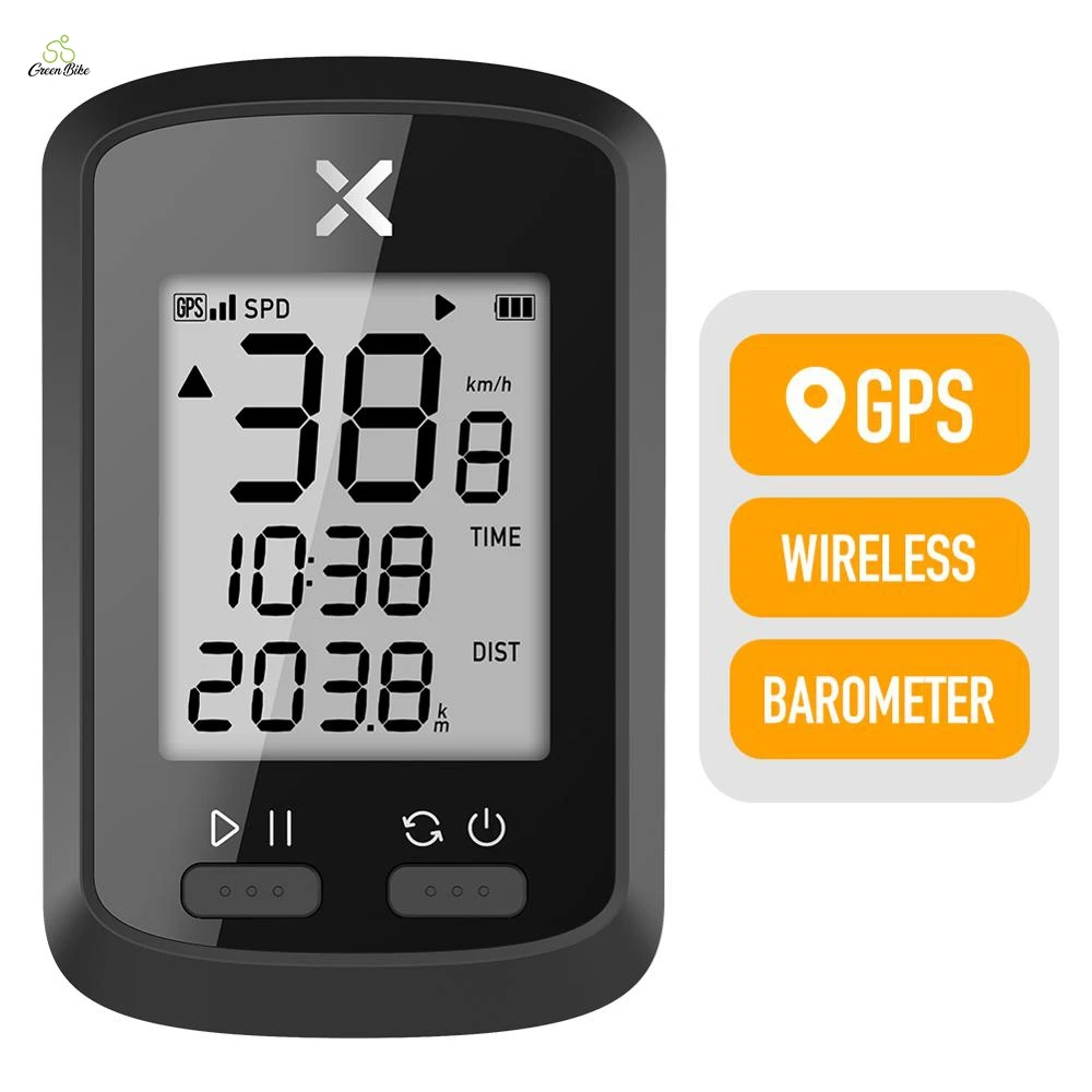 

Amazon gps multifunction odometer cycling tracker wireless bicycle computer speedometer, Black