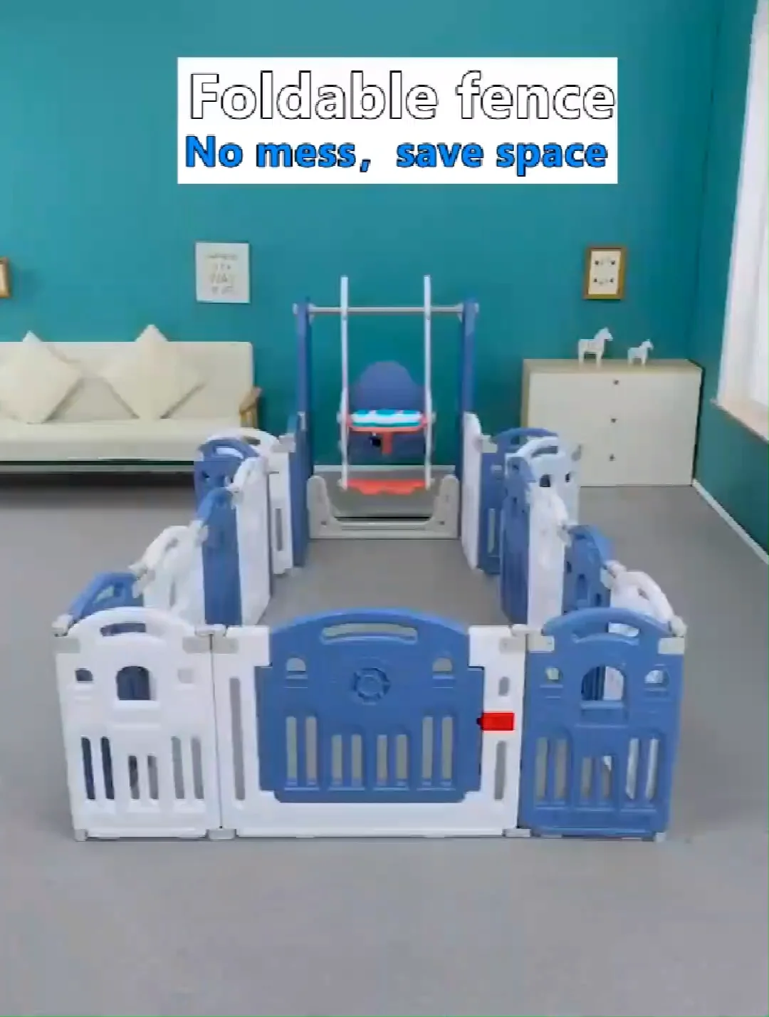 New Luxury Environmentally Friendly Plastic Indoor Playground Fence