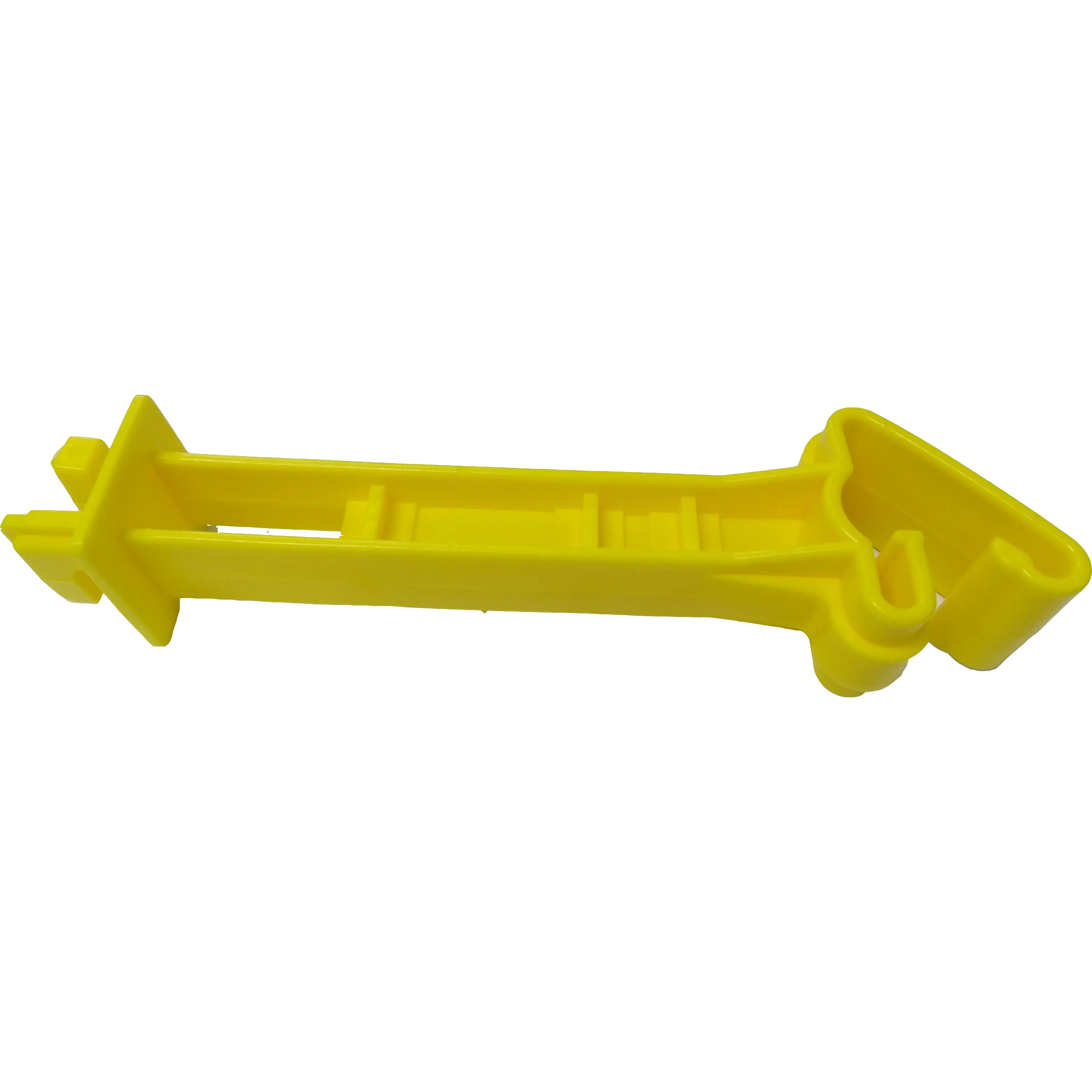 

Snug T-Post Insulator Extended for electric fencing, Black/yellow