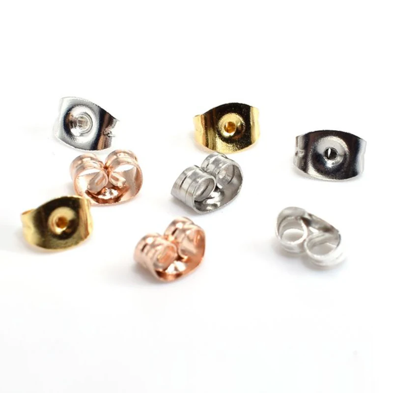 

XuQian New Arrival Stainless Steel Earrings Back Stopper for Diy Earrings Findings