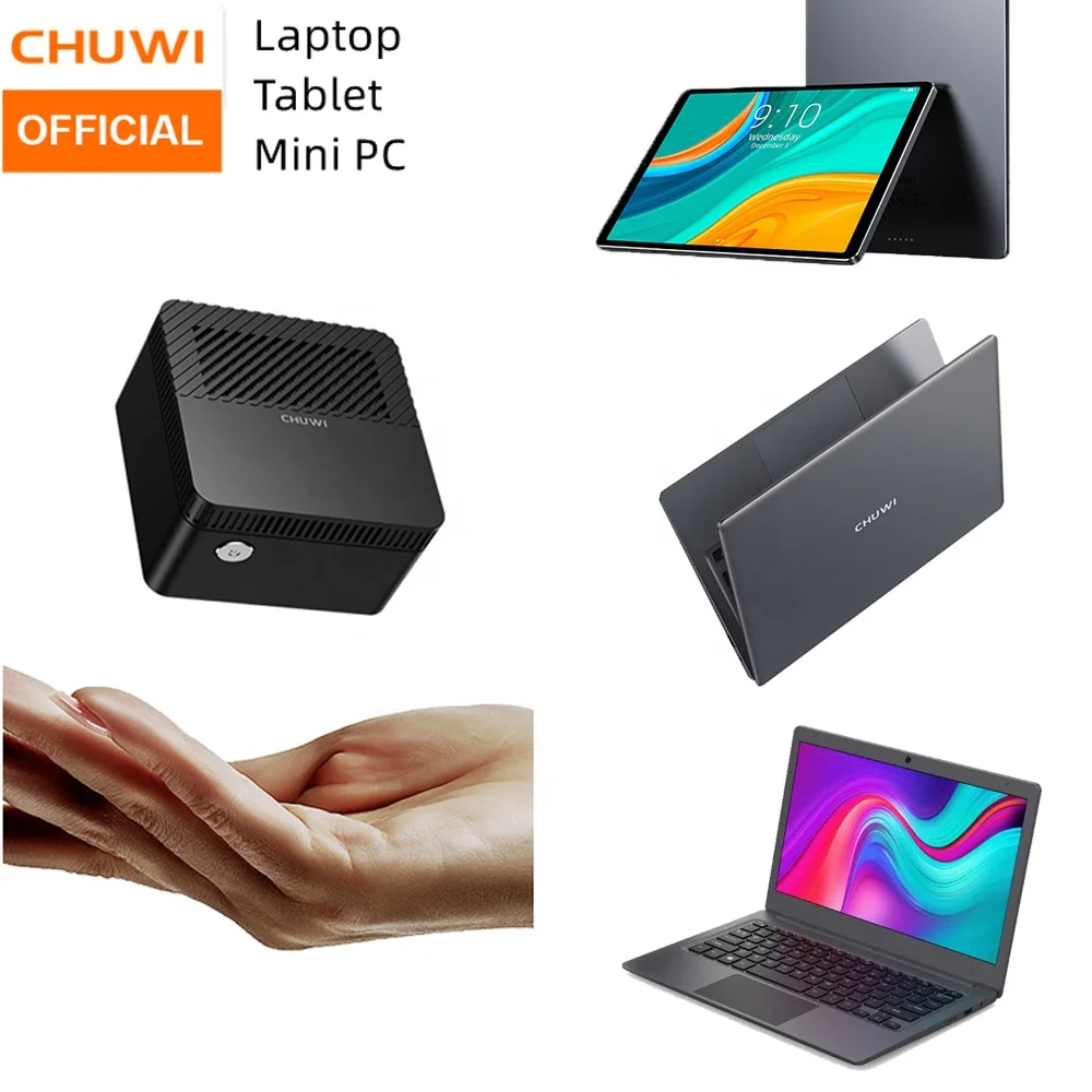 

CHUWI Brand New & Used 910g Intel CPU WIFI SSD Cheap in Bulk Notebook Netbook Computer Hardware & Software Mini PC Tablet Laptop