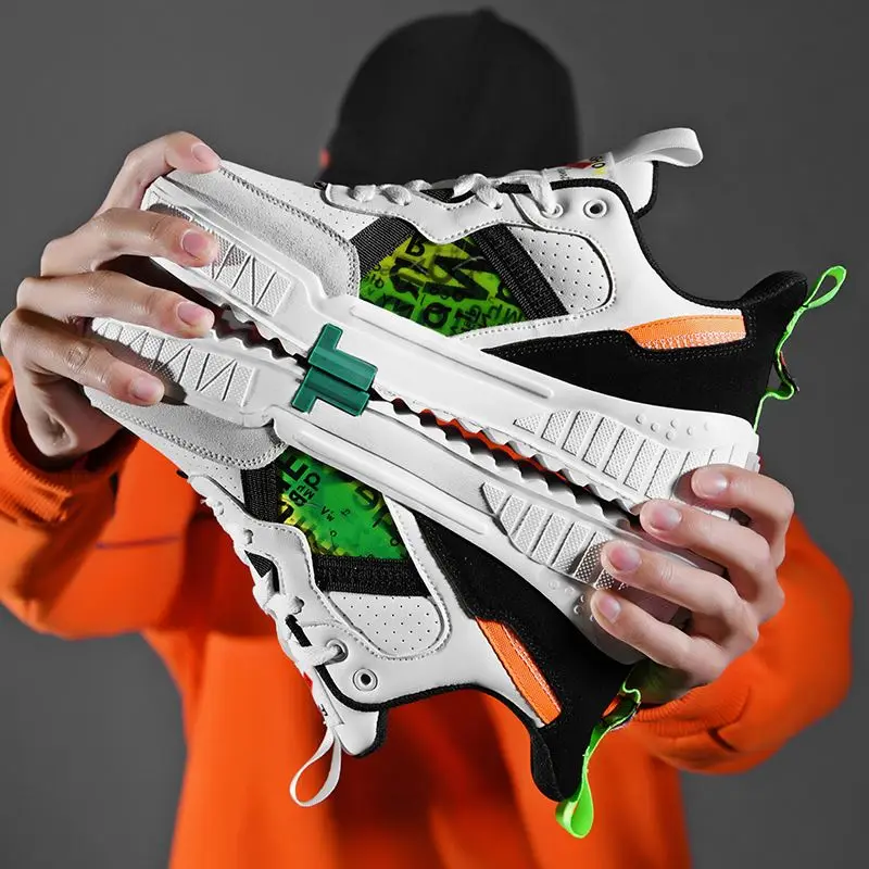 

Skateboard shoes Fashion Sport Mens Casual Shoes comfortable lace-up casual shoes men sneakers Zapatos Hombre Size 39-44