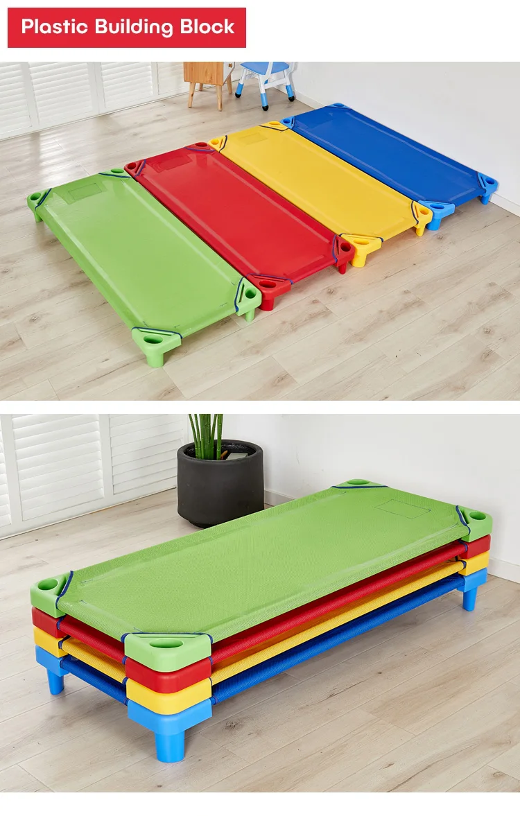 Stackable plastic children bed china factory supplier children's bed