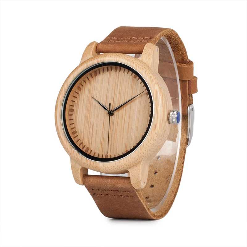 

Best selling wooden products Discount sale man fashion hand BOBO BIRD wooden bamboo watch wood watches with leather