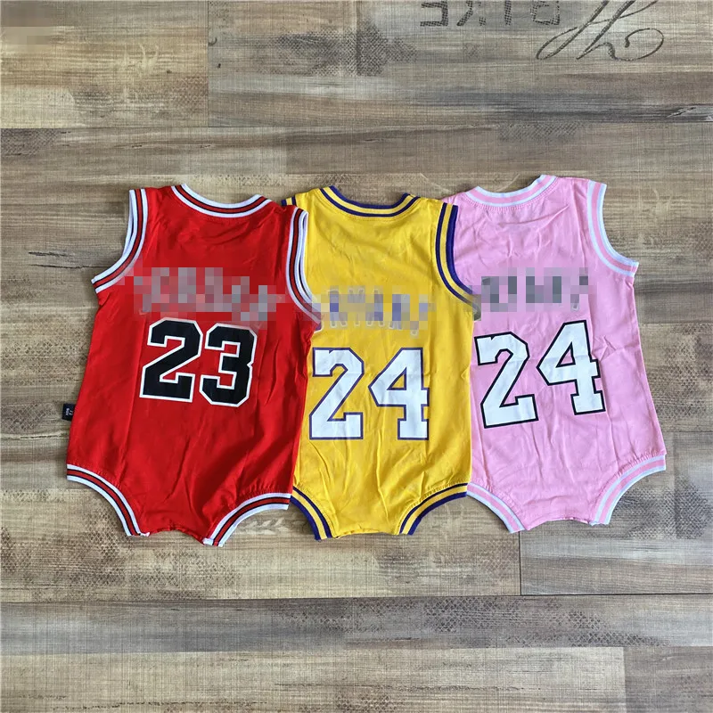 

Wholesale Boutique Baby Clothes Basketball Jersey Dresses Romper