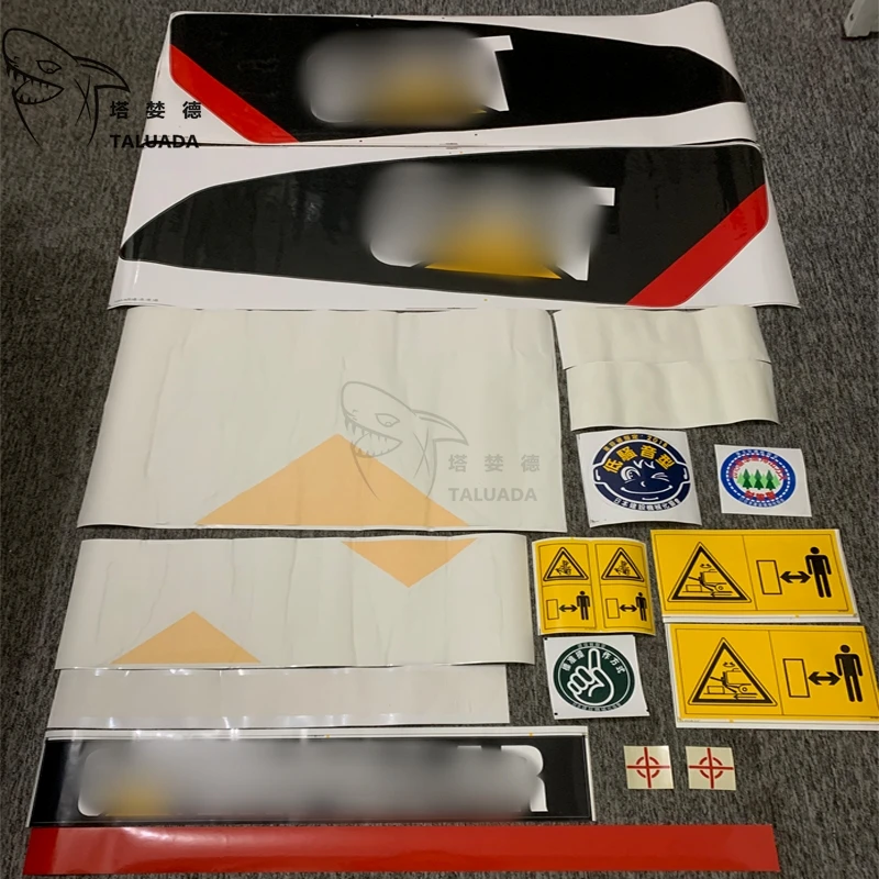 

TALUADA Excavator Whole Machine Body Sticker Exterior E312C E312D E315C E315D E320C E320DL Decorative Sticker