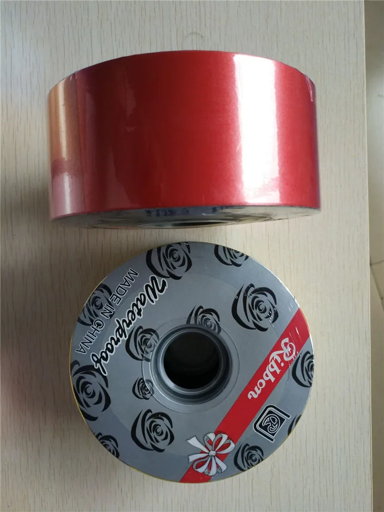 Wholesale 4.8cmx100y Polypropylene Pp Solid Plain Ribbon Plastic Ribbon