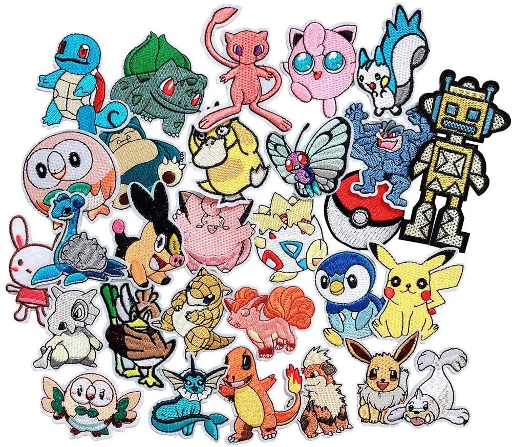 

Cartoon Patches Mixed Iron On Embroidered Applique Sew on Patch DIY Clothing Craft Decoration Accessories