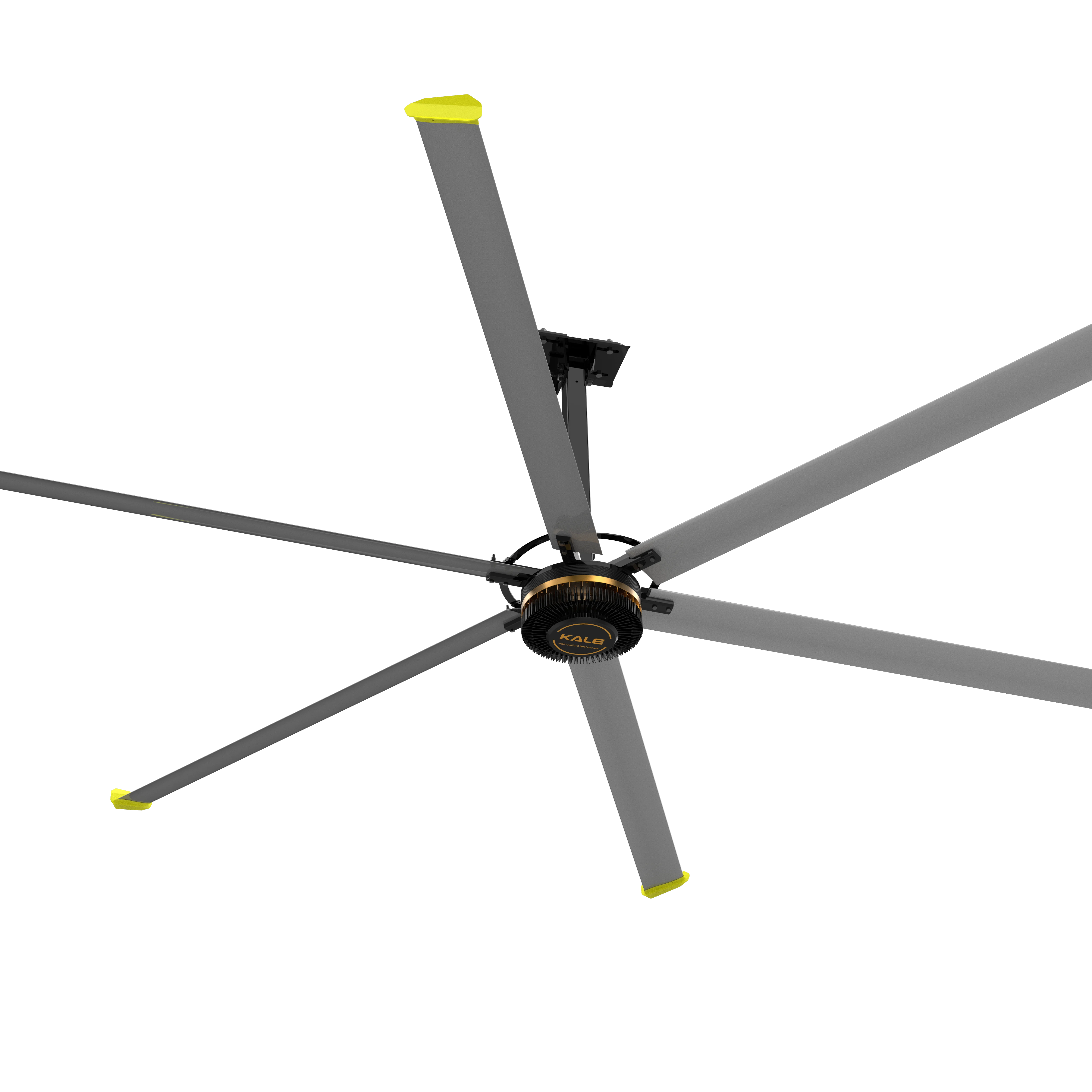 

Shanghai Kale Fan HVLS 5pcs blades large industry 24 ft fan aluminium blade, Silver