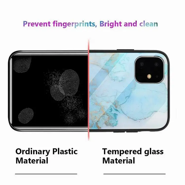 2019 new arrivals IMD marble Tempered glass tpu case For iPhone 11 2019