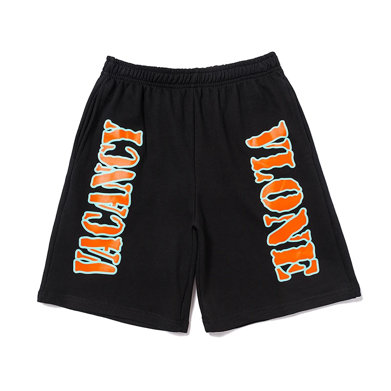 

2021 high quality men's and women's comfortable casual pants sports shorts English letter printing vluns factory wholesale