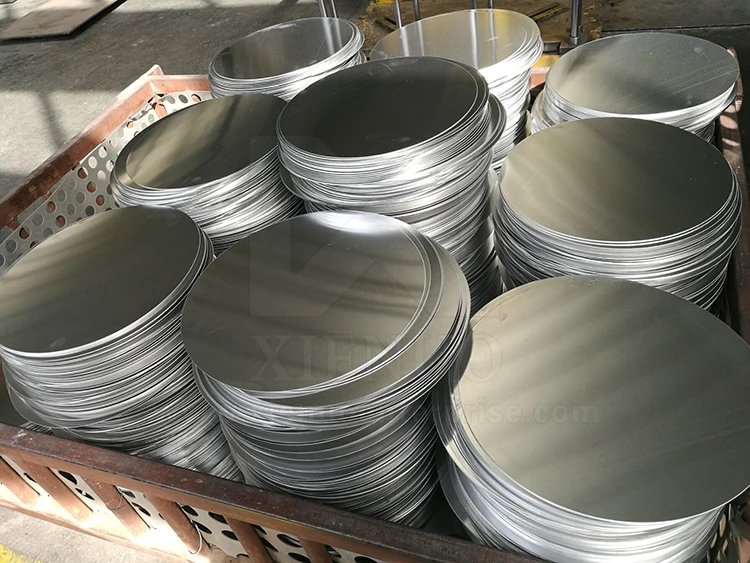 Exported to Ethiopia Aluminum Wafer Circle Aluminum Sheet Used for Making Pot, Pan, Cookware