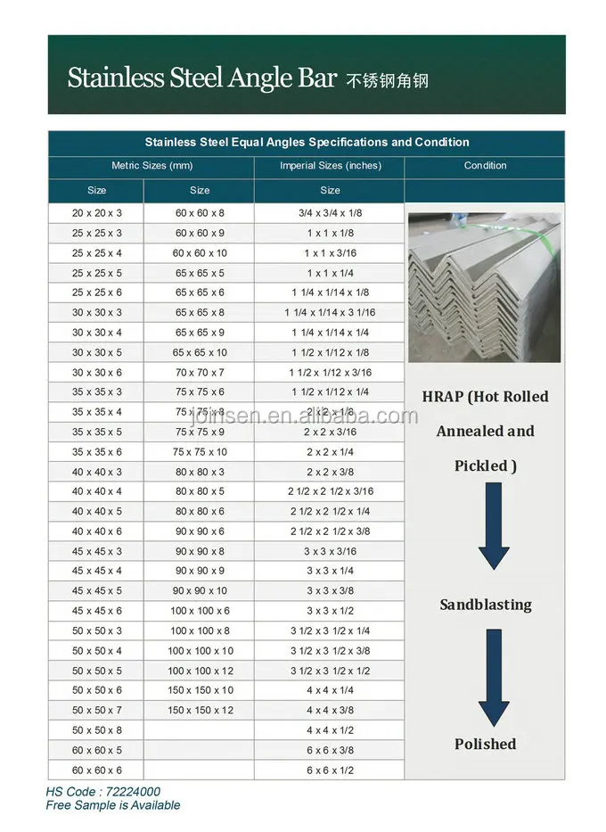 SS ANGLE BAR SIZE JOIN SEN