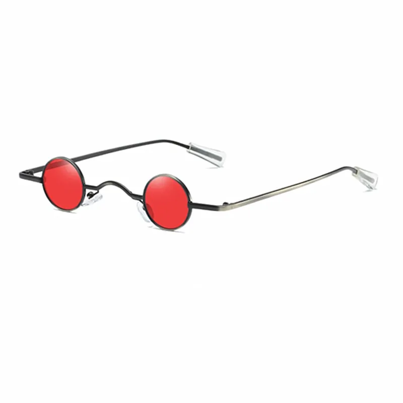 

DL Glasses new rock punk rimless fashion sun glasses ultra small mini round metal frame sunglasses 2022 gafas de sol, Picture colors