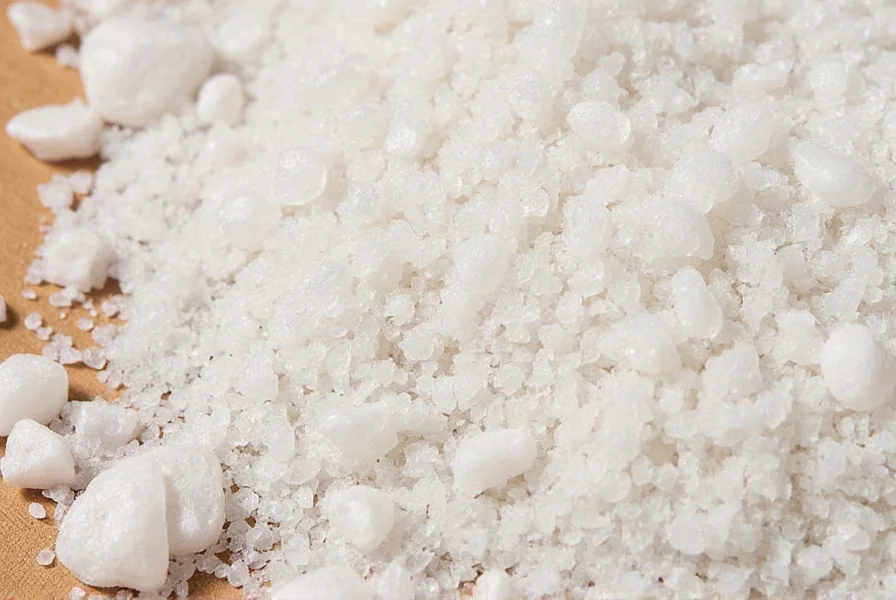 Finished dish with sea coarse salt sprinkled on top