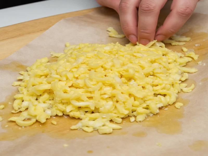 Step-by-step garlic butter preparation process