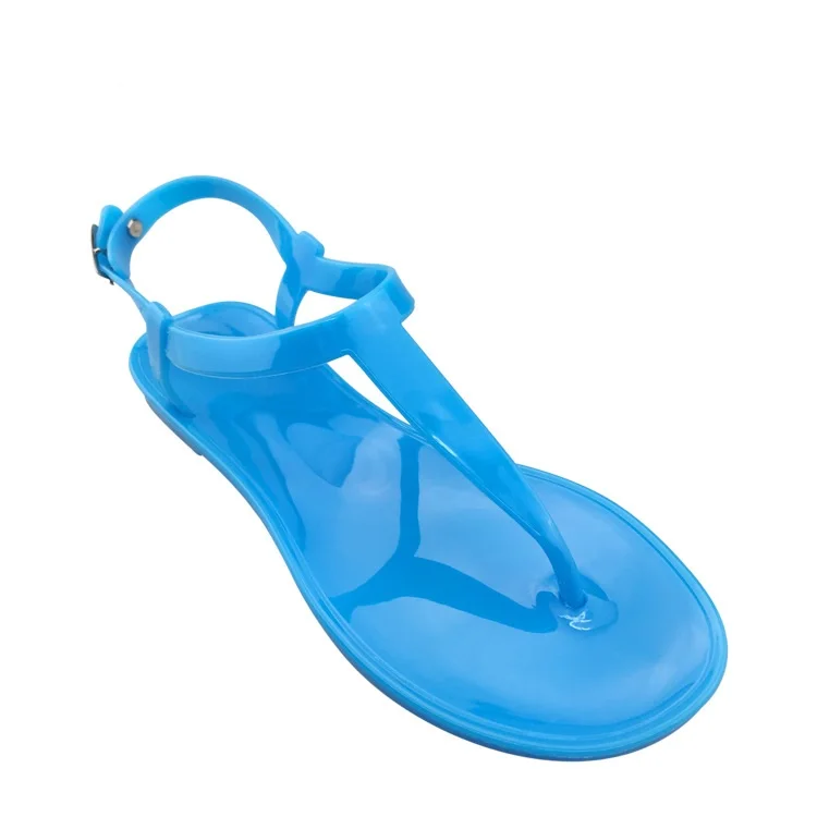 

Fashion simple style summer jelly shoes beach sandals for women flat sandals