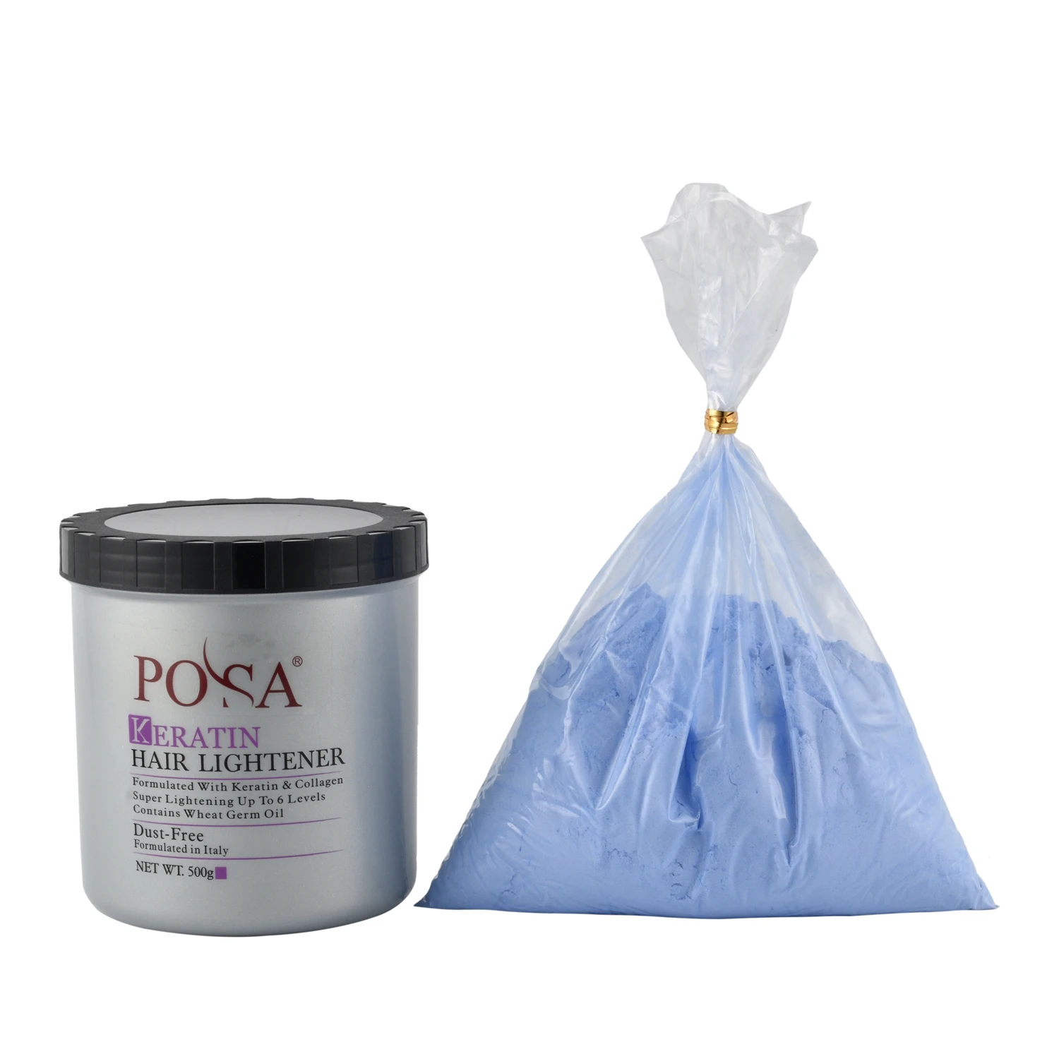 

Posa Dust Free Blue Powder Lift up to 8 Tones Hair Bleach Powder