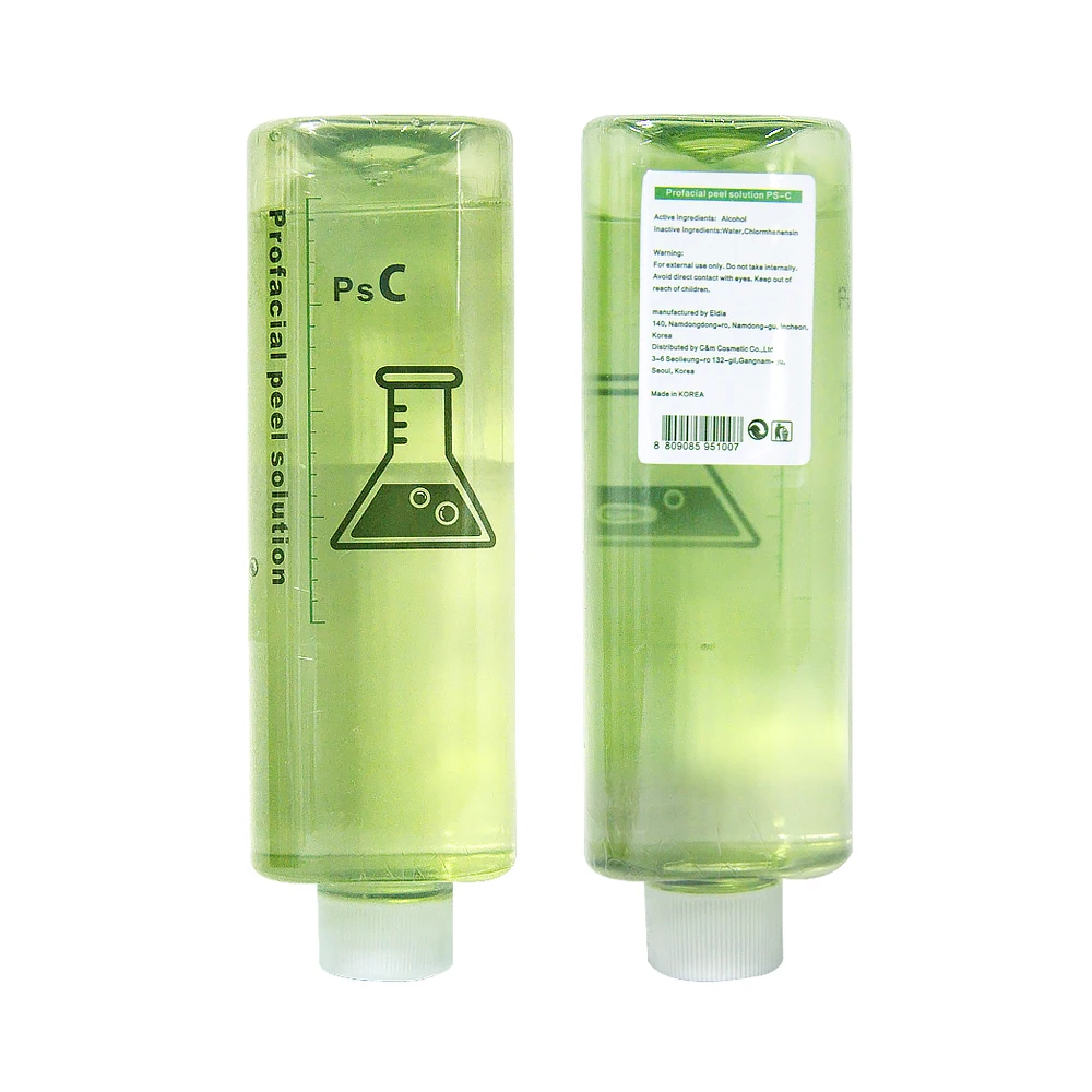 Korean hydra machine using Ps1 Ps2 Ps3 PsC 500ml facial serum bottle aqua peel solution
