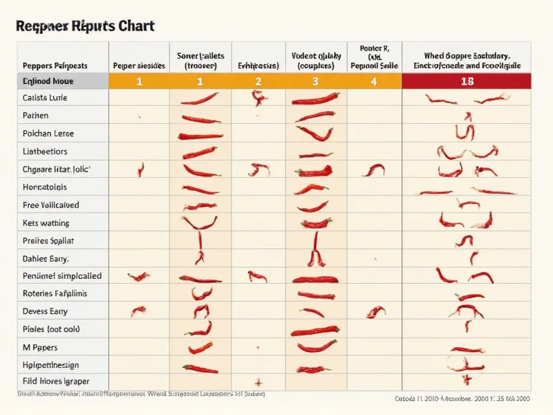Peppers Chart: Complete Guide to Heat Levels & Varieties