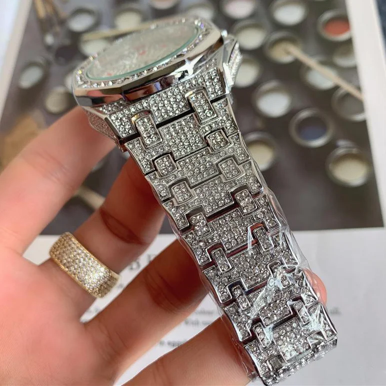 

China good price Watches Hip Hop Iced Out Rose Gold Watch Men Ap Watches Men Luxury Audemars