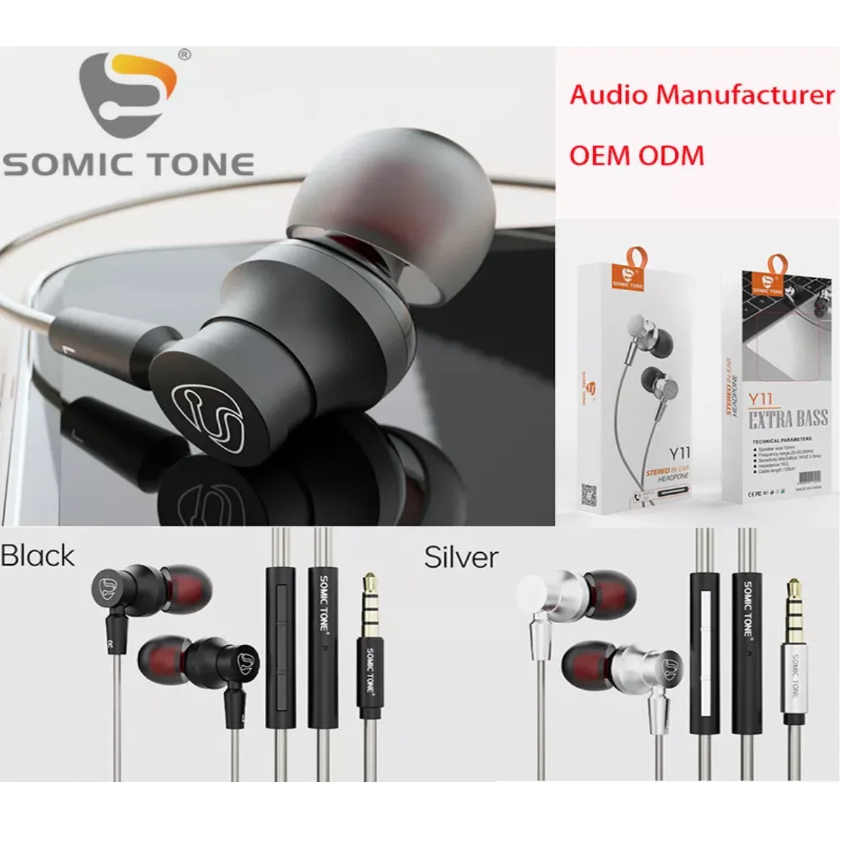 Stereo Sound In Ear Headphones Earbuds 