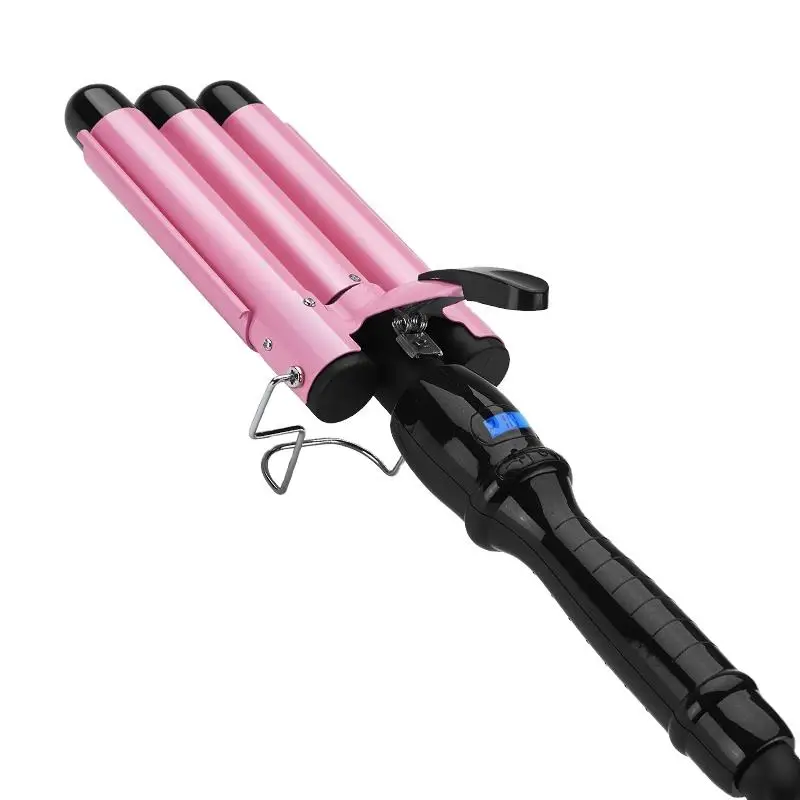 

Hair Curler Automatic 5 In 1 Hair Styler Hot Iron Comb Hair Straightener Curler Rollers 3 Barrel 360 Rotating Curling
