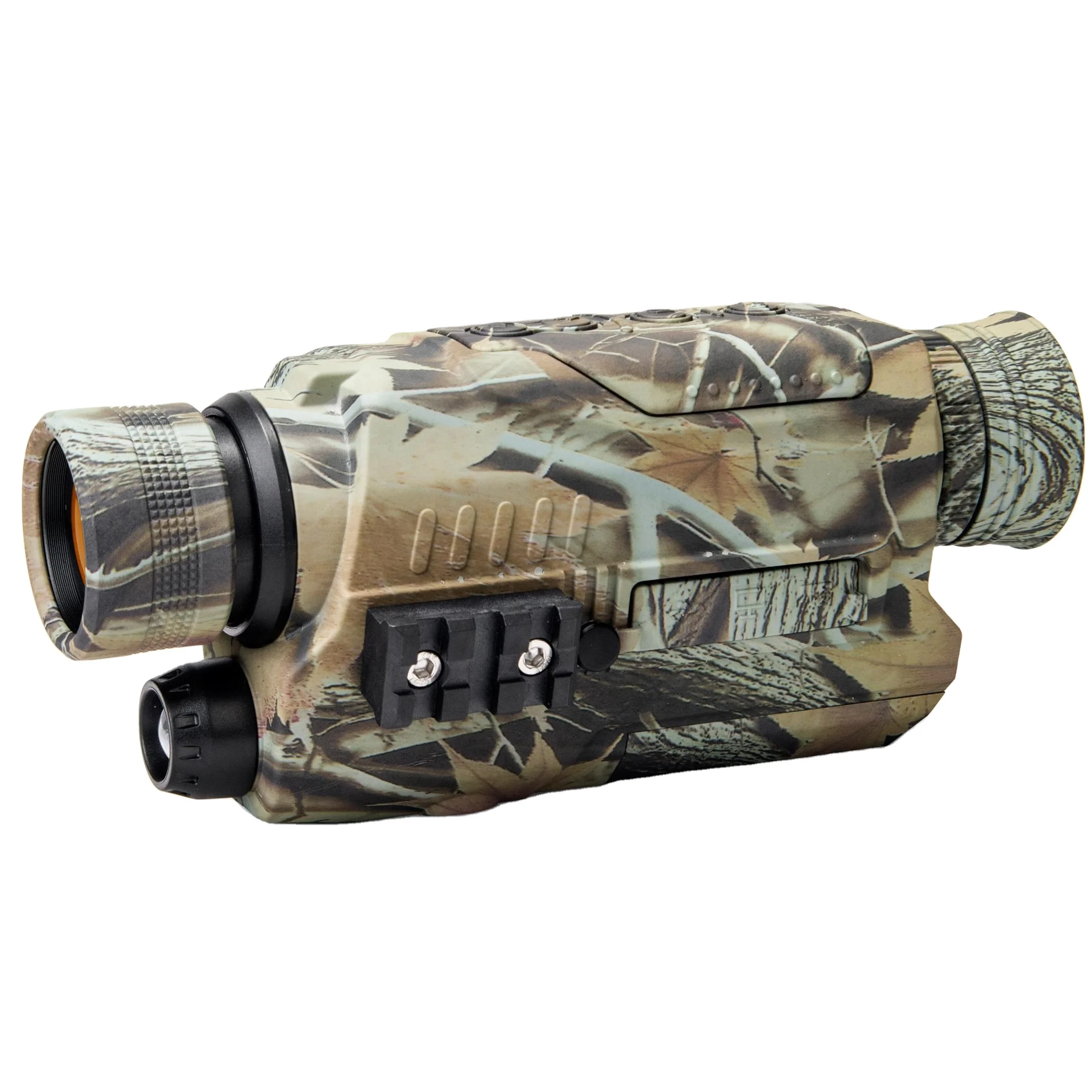 

Tactical Military Optical Monocular IR Infrared Digital Hunting Night Vision Scope Binocular for Wildlife, Black, camouflage