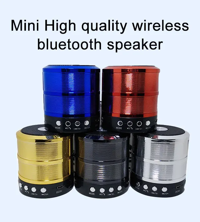 New Design Mini Stereo Speaker Hifi Music Portable Handsfree round Wireless Boombox - ANKUX.COM