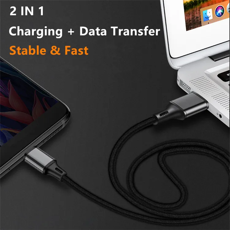 2019 NEW Fast Charging USB Type C Cable, USB C Cable 10FT 6FT 3FT Nylon Braided Power Cable for Samsung Galaxy S9 Note 8