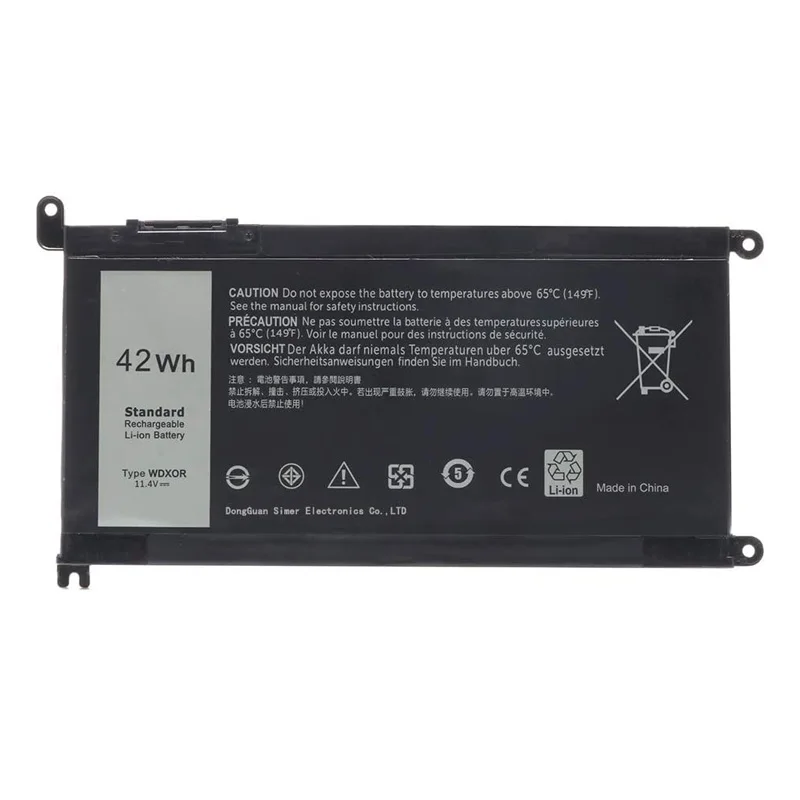 

Laptop battery WDX0R for Dell Inspiron 13 5368 5378 5379 7368 7378 14 7460 P58F FC92N 3CRH3 T2JX4 CYMGM P69G001 0C4HCW