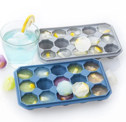 

LOVE'N New creative home DIY ice making mold 15 even diamond food grade silicone ice grid LV505I