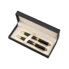 Luxury Metal Pen Customized Logo Pen With Leather Box Case Gift Set
