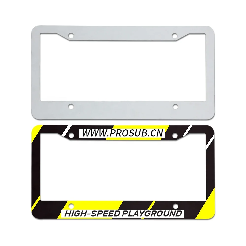 

Prosub Customized Aluminum Car Plate Sublimation Blank License Plate Frame Sublimation License Plates