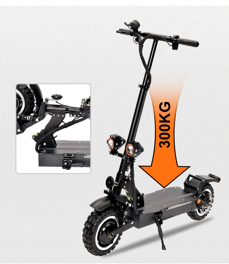 

Powerful Dual motor 5600w battery for off road wheel scooter electric with seat