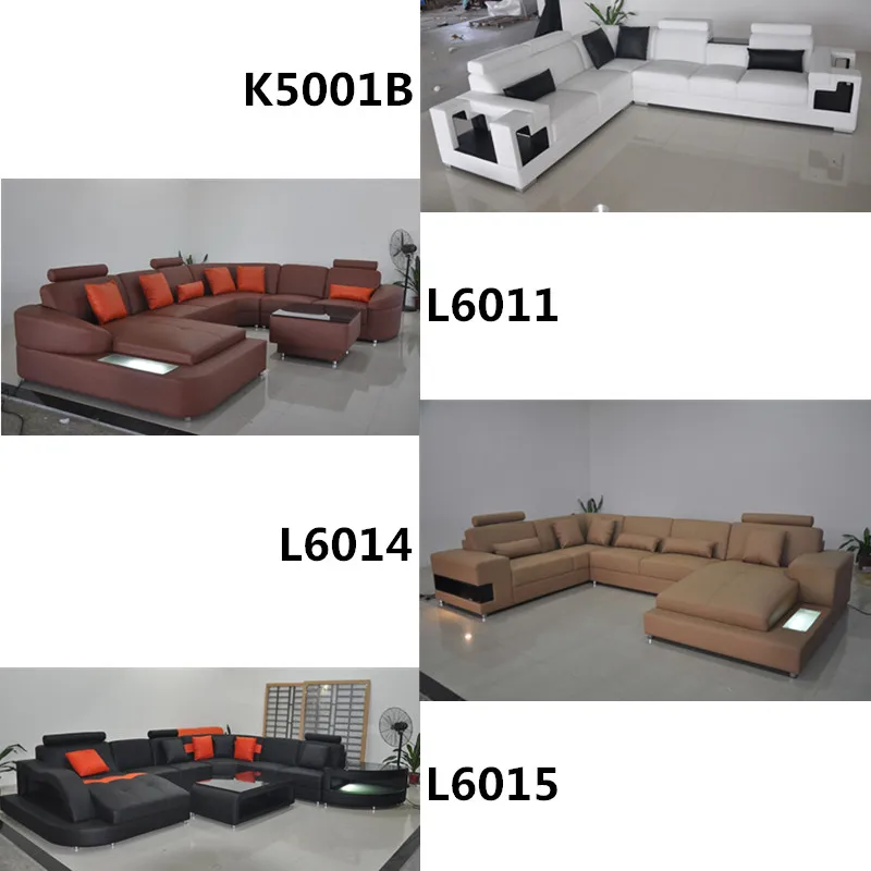 modern design corner sofa, L shape sectional sofa